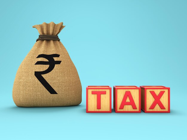 tax-concept-with-rupee-symbol-3d-rendering-image_702650-838
